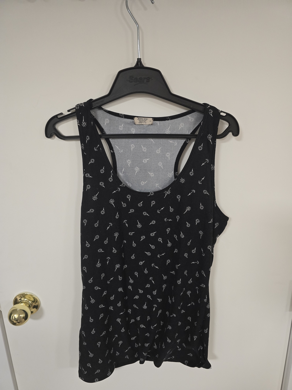 Ardene Gray Floral Crewneck Top